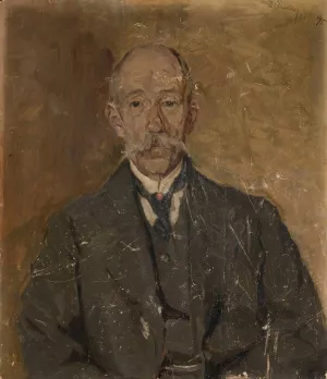 Portrait of an old man by Ignacy Pinkas Oil Painting