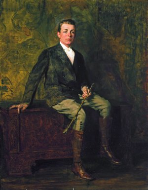 Louis Duval Dunne by Ignaz Marcel Gaugengigl Oil Painting
