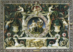 Jupiter and Hebe by Ignaz Unterberger Oil Painting