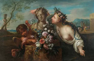 An Allegory of Spring by Ignazio Stern Oil Painting