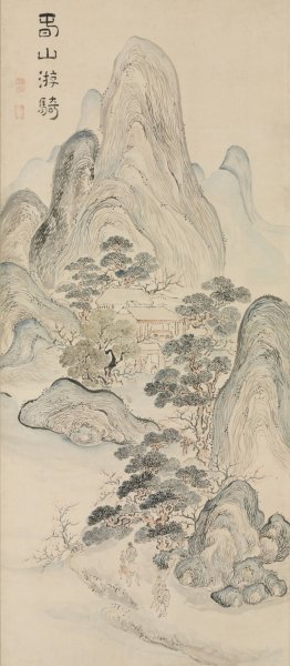 Spring Landscape by Ike Taiga Oil Painting