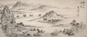View of West Lake by Ike Taiga Oil Painting