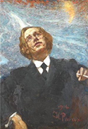 Poet-Futurist portrait of Vladimir Vladimirovich Mayakovsky