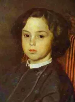 Portrait of a Boy Oil painting by Ilia Efimovich Repin