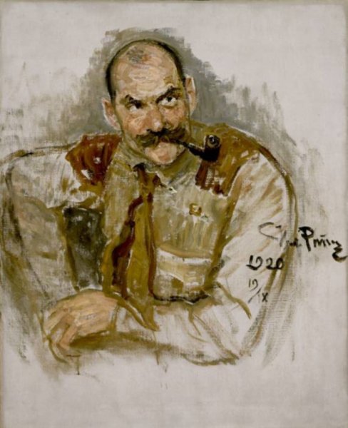 Portrait of A. Gallen-Kallela by Ilia Efimovich Repin - Hand-Painted Oil Painting Reproduction