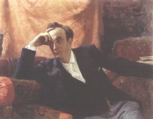 Portrait of actor and dramatist Grigory Grigorievich Ghe
