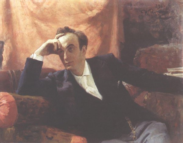 Portrait of actor and dramatist Grigory Grigorievich Ghe by Ilia Efimovich Repin - Hand-Painted Oil Painting Reproduction
