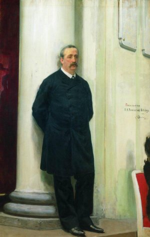 Portrait of composer and chemist Aleksander Porfirievich Borodin