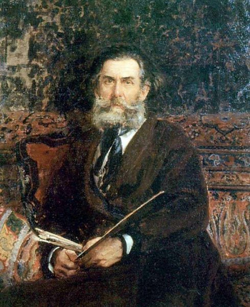 Main Product Photo of Portrait of the Artist A. P. Bogolubov Painting by Ilia Efimovich Repin