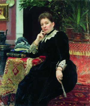 Portrait of the philanthropist Olga Sergeyevna Aleksandrova-Heinz