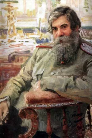 Portrait of Vladimir Bekhterev by Ilia Efimovich Repin Oil Painting
