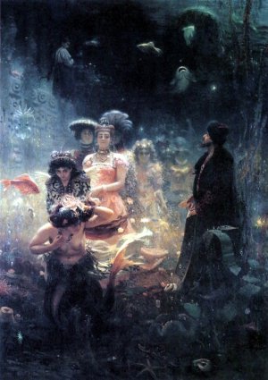 Sadko by Ilia Efimovich Repin Oil Painting