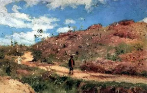 Summer Landscape in Kurskaya Guberniya by Ilia Efimovich Repin Oil Painting