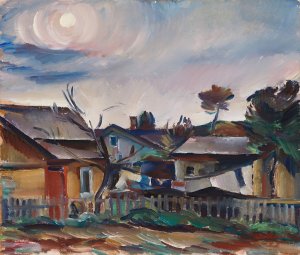 Aihe Suursaaresta by Ilmari Aalto Oil Painting