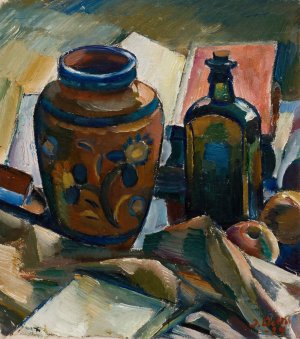 Asetelma by Ilmari Aalto Oil Painting