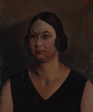 Portrait Of A Woman by Ilmari Aalto Oil Painting