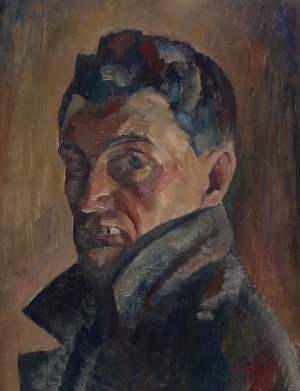 Self-Portrait by Ilmari Aalto Oil Painting