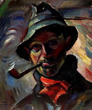 Self-Portrait by Ilmari Aalto Oil Painting