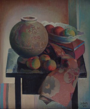 Still Life by Ilmari Aalto Oil Painting
