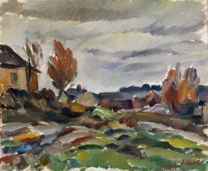 Storm by Ilmari Aalto Oil Painting