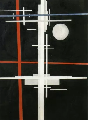 Suprematist Composition by Ilya Chashnik - Oil Painting Reproduction