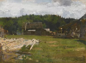 Forest Clearing Near Chuguev, Ukraine Oil painting by Ilya Efimovich Repin