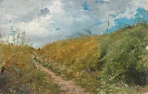 Road Through A Dell by Ilya Efimovich Repin Oil Painting