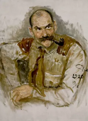 A. Gallen-Kallelan Muotokuva Oil painting by Ilya Repin