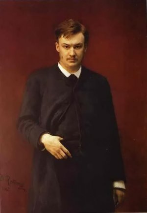 Portrait of the Composer Alexander Glazunov
