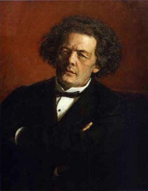 Portrait of the Composer Anton Rubinstein by Ilya Repin Oil Painting