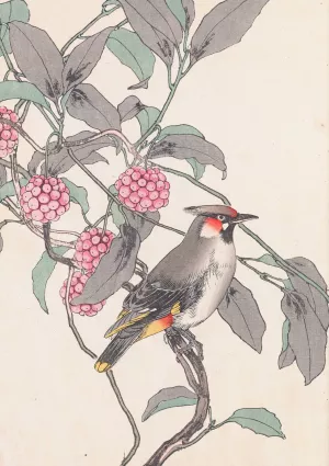 Keinen kacho gafu, Pl.21 by Imao Keinen Oil Painting
