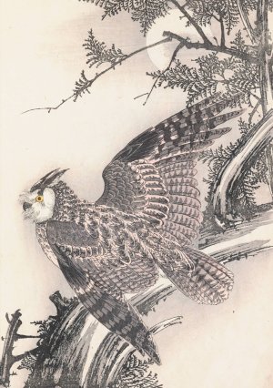 Keinen kacho gafu, Pl.22 by Imao Keinen Oil Painting