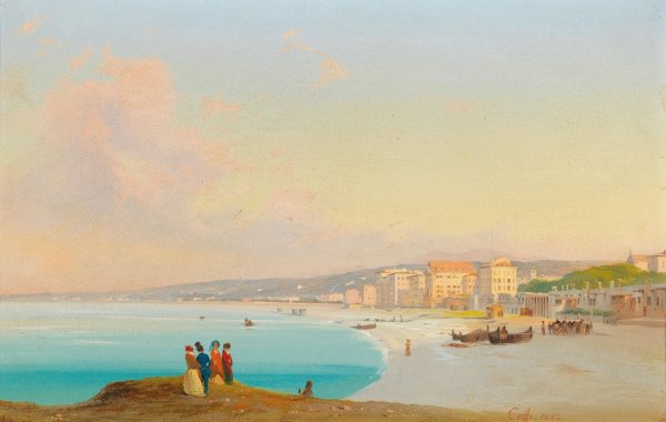 Main Product Photo of Nice  Painting by Ippolito Caffi
