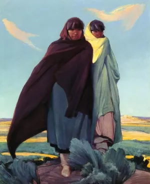 The Priestesses by Ira Diamond Gerald Cassidy - Oil Painting Reproduction