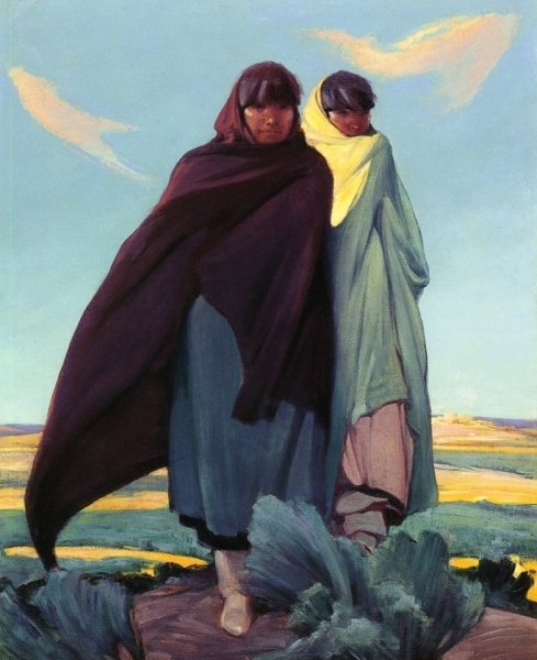 Main Product Photo of The Priestesses Painting by Ira Diamond Gerald Cassidy