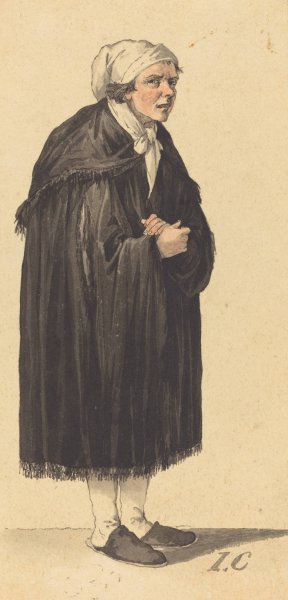 A London Character by Isaac Cruikshank Oil Painting