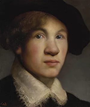 Tronie Of A Young Man by Isaac De Jouderville Oil Painting