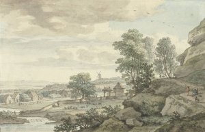 Gezicht in de omgeving van Bentheim by Isaac De Moucheron Oil Painting