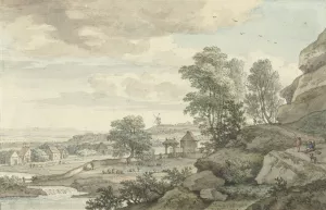 Gezicht in de omgeving van Bentheim by Isaac De Moucheron Oil Painting