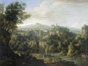 View of Tivoli by Isaac De Moucheron Oil Painting