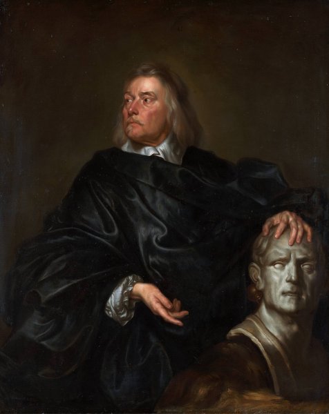 Edward Pierce  by Isaac Fuller - Hand-Painted Oil Painting Reproduction