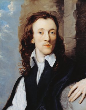 Portrait of a Man by Isaac Fuller Oil Painting