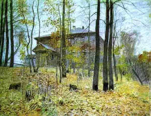 Autumn. The Manor by Isaac Ilich Levitan - Oil Painting Reproduction