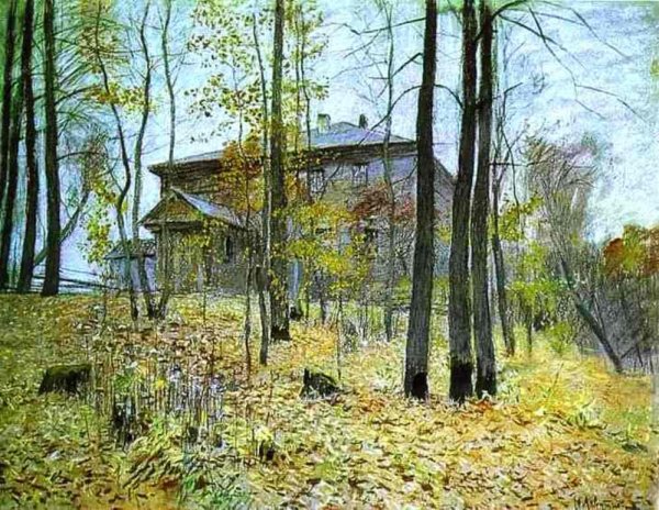 Main Product Photo of Autumn. The Manor Painting by Isaac Ilich Levitan