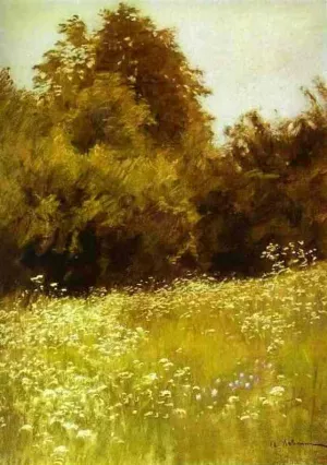 Meadow on the Edge of a Forest by Isaac Ilich Levitan - Oil Painting Reproduction
