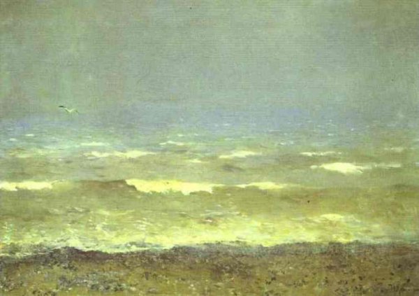 Mediterranean Seacoast by Isaac Ilich Levitan - Hand-Painted Oil Painting Reproduction