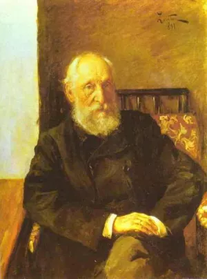 Portrait of Nikolay Panafidin Oil painting by Isaac Ilich Levitan