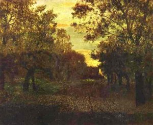 Road in a Wood Oil painting by Isaac Ilich Levitan
