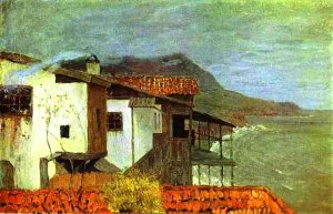 Seashore. The Crimea by Isaac Ilich Levitan Oil Painting