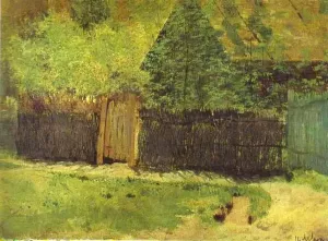 The First Green. May. Study by Isaac Ilich Levitan - Oil Painting Reproduction